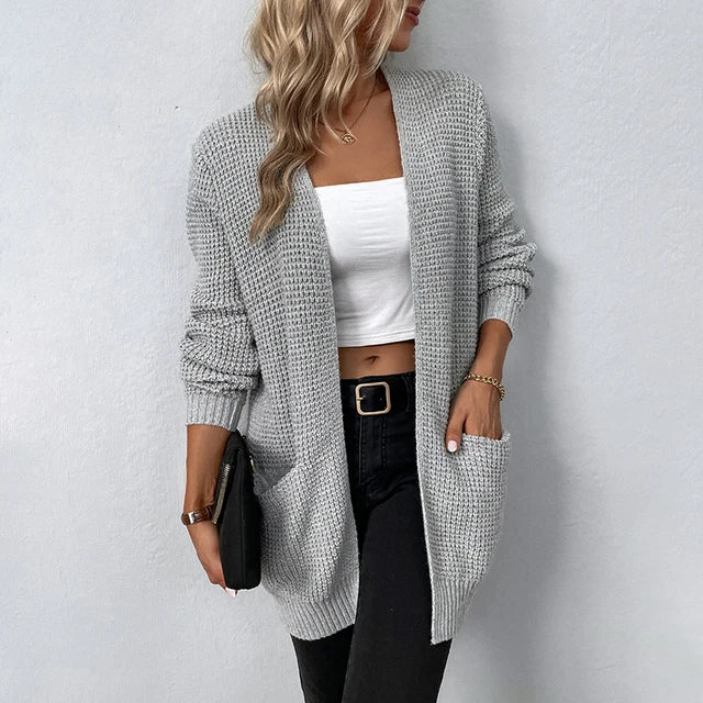Nancy - Comfortable Knit Cardigan with Practical Pockets