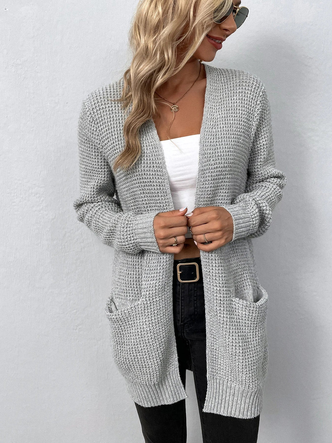 Nancy - Comfortable Knit Cardigan with Practical Pockets