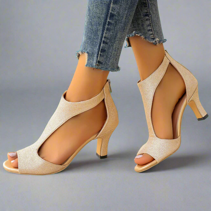 Heidrun | Elegant Comfortable Shoes with Heel
