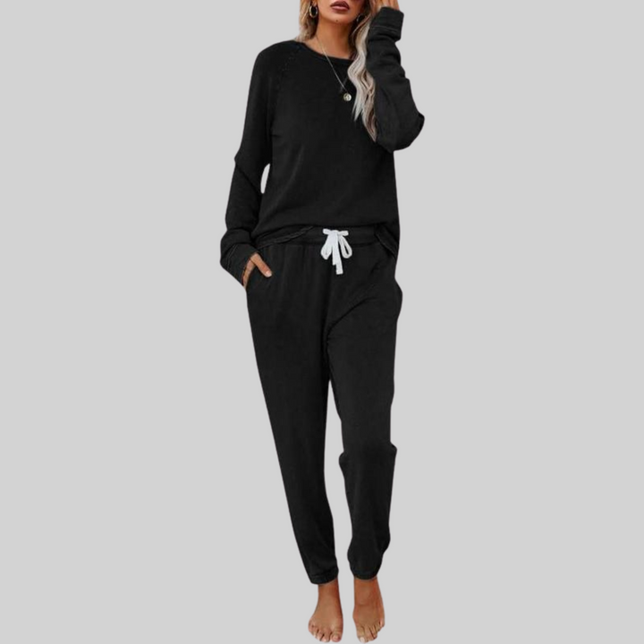 Josie™ - Casual Long Sleeve and Sweatpants Set