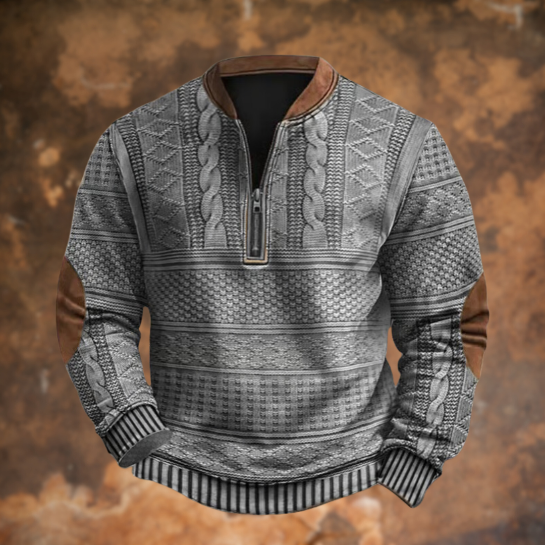Ford™ - Textured Half-Zip Jumper