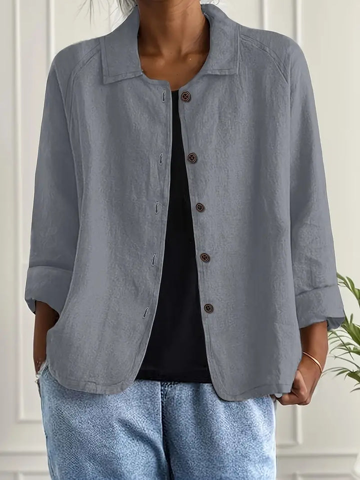 Marilla™ – Classic Lightweight Shirt Cardigan