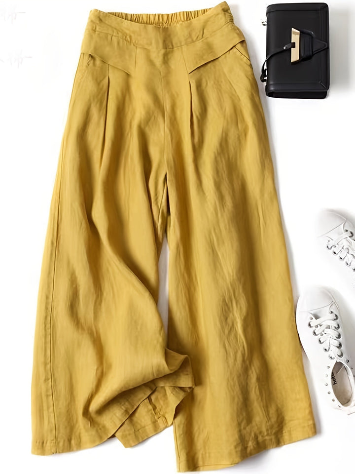Bella™ - Comfortable Capri Trousers with Wide Legs