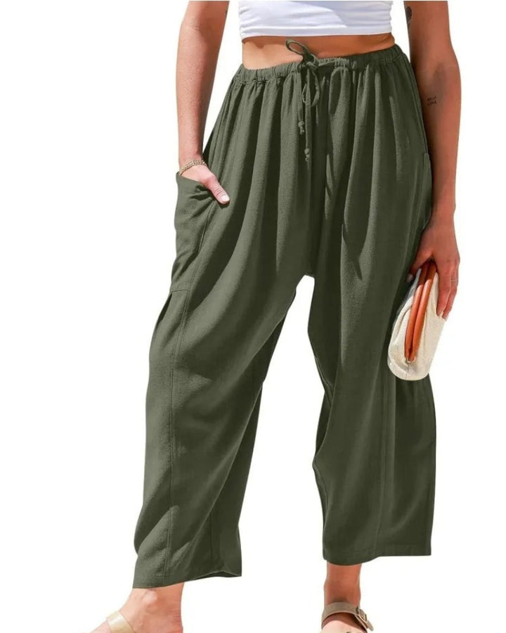 Sabrina™ - Wide Linen Trousers