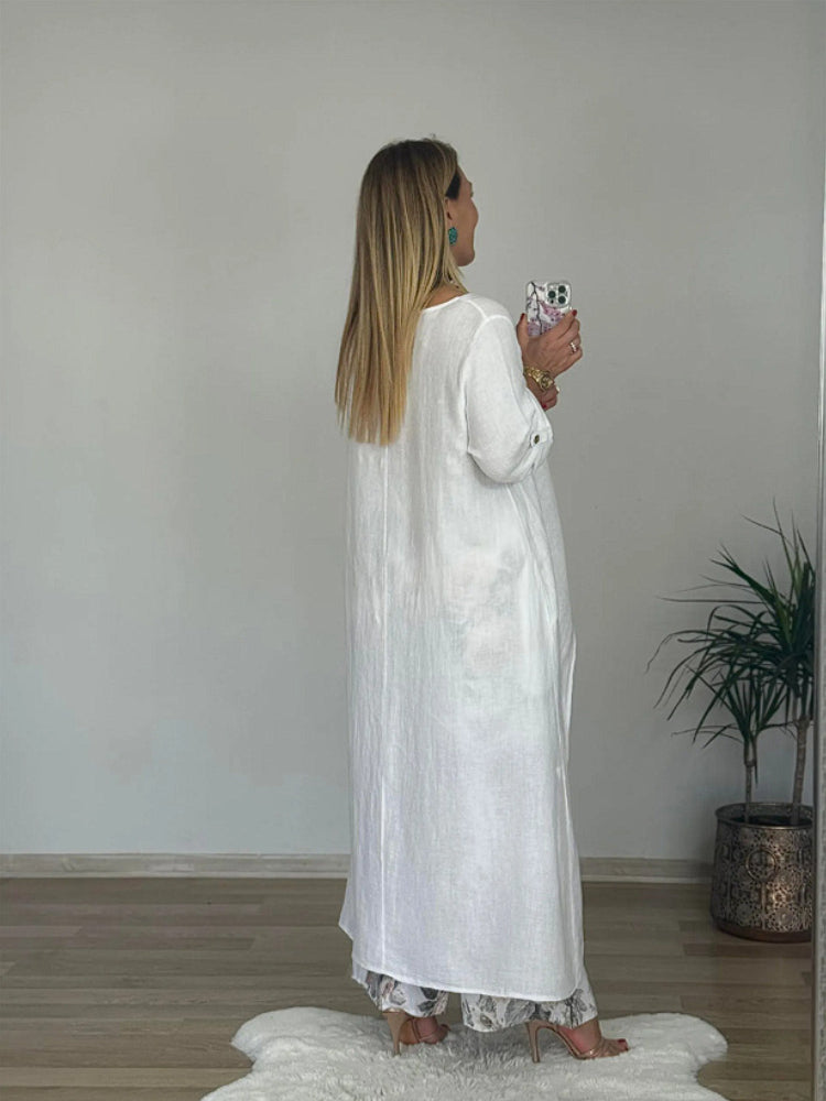 Regina™ – Elegant Casual Cotton and Linen Set
