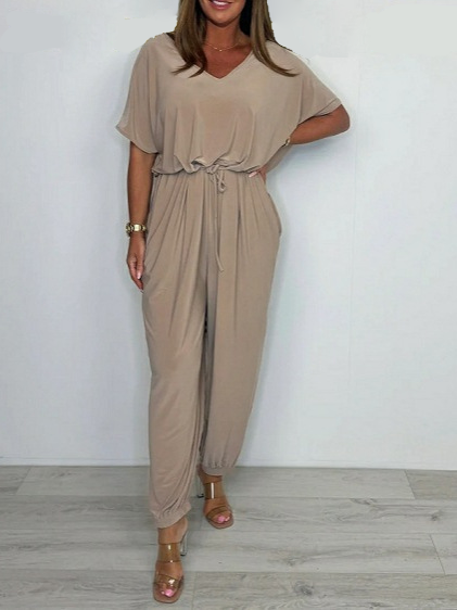 Cora™ - V-Neck Strappy Jumpsuit