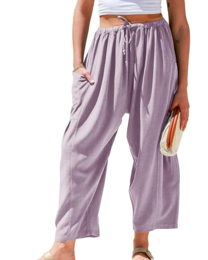 Sabrina™ - Wide Linen Trousers