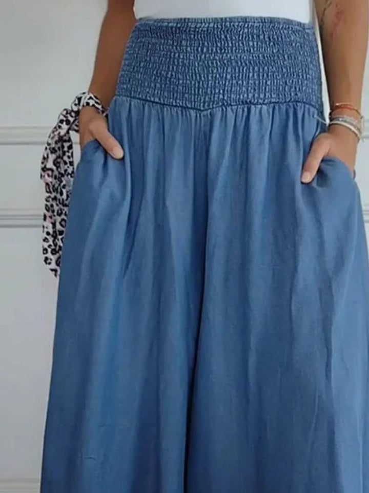Marlene | Loose-fitting cotton trousers for summer