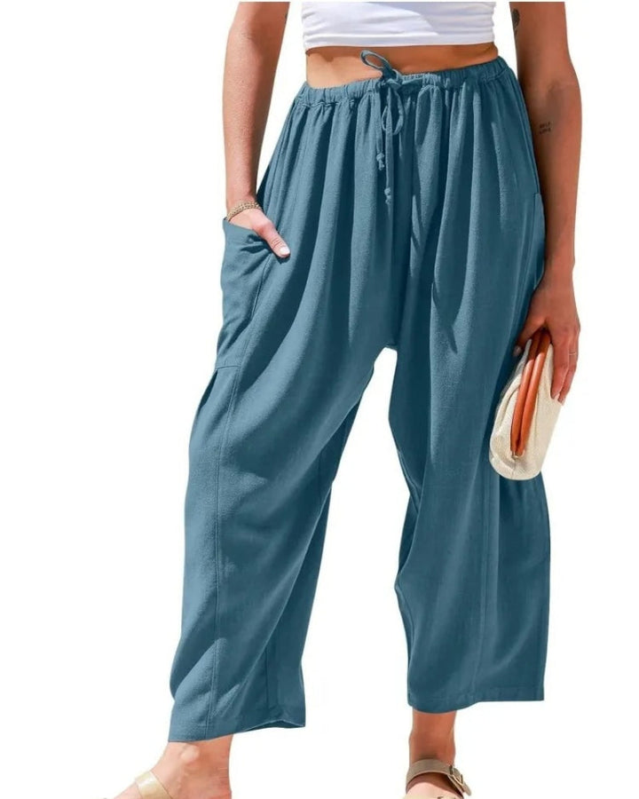 Sabrina™ - Wide Linen Trousers