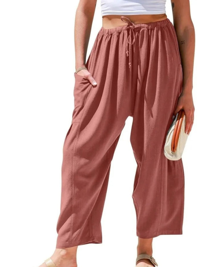 Sabrina™ - Wide Linen Trousers