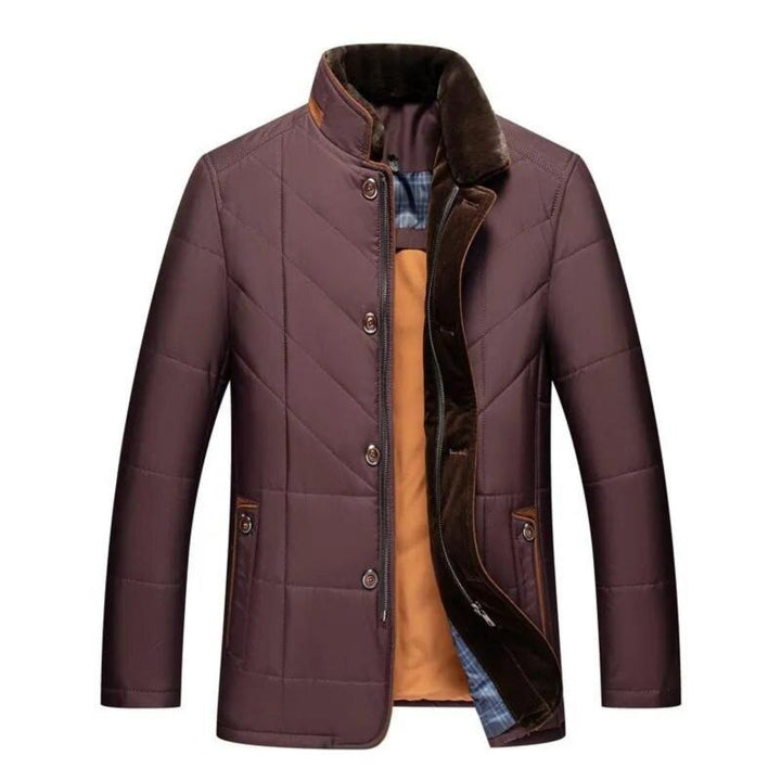 Michele - Winter Jacket with Stand-up Collar for Men