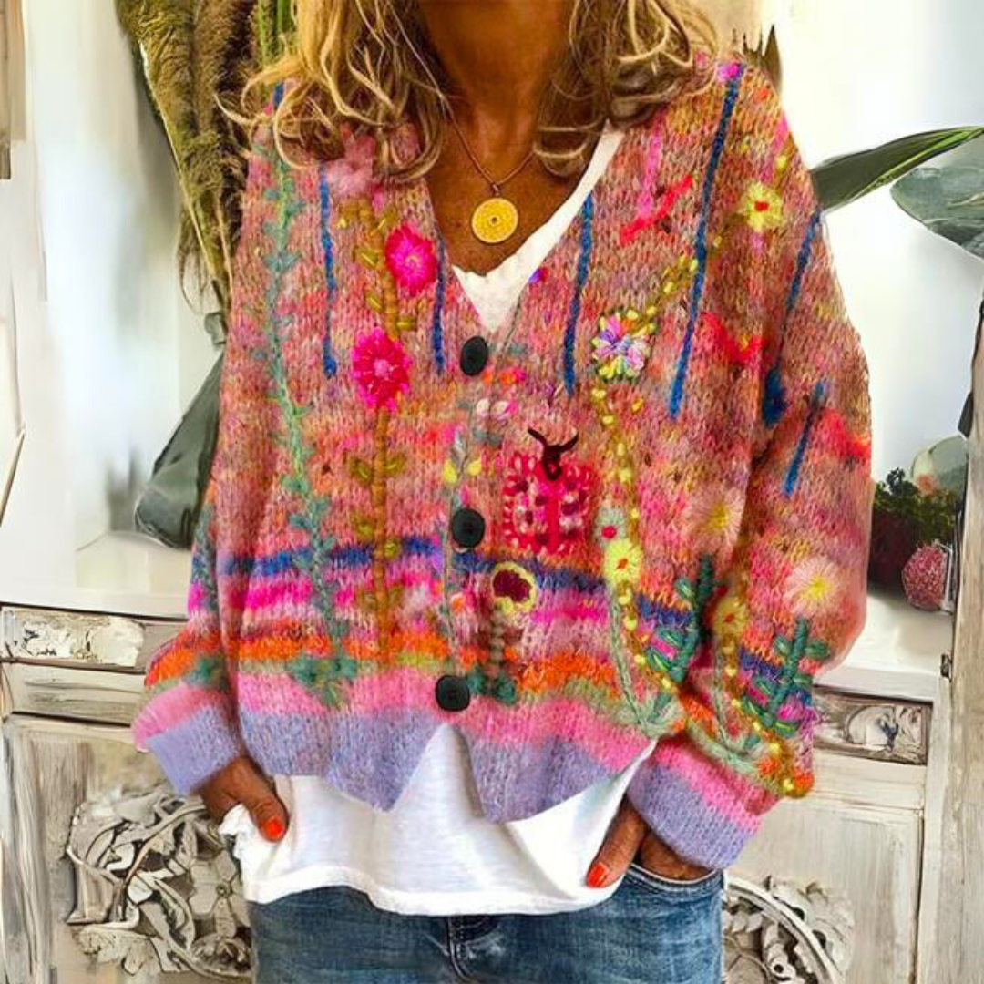 Carolin - Soft and Colourful Knitted Sweater