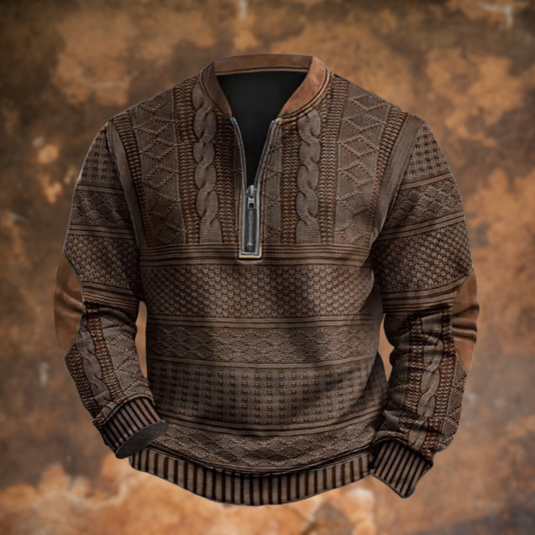 Ford™ - Textured Half-Zip Jumper