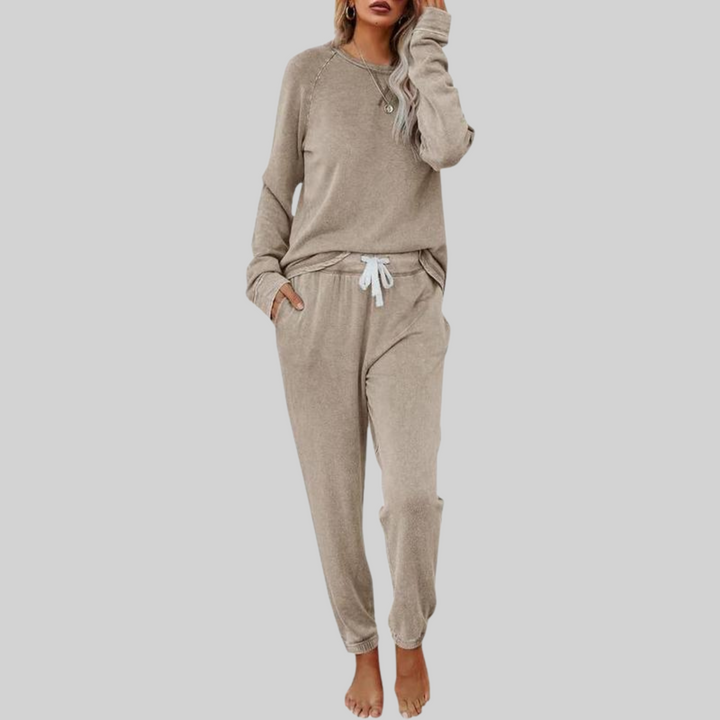 Josie™ - Casual Long Sleeve and Sweatpants Set