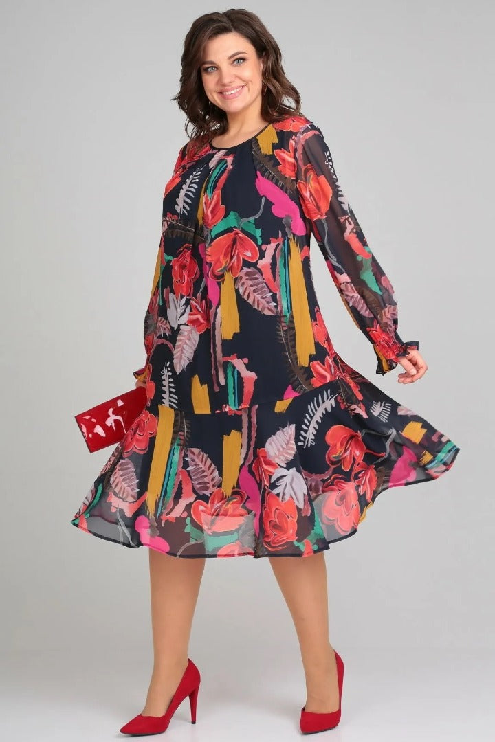 Andrea™ - Stylish Floral Dress