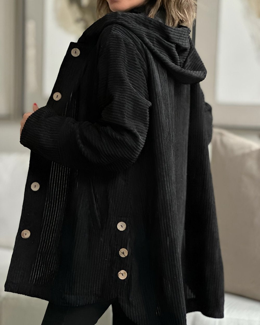 Cordia™ - Comfortable Cord Jacket with Hood