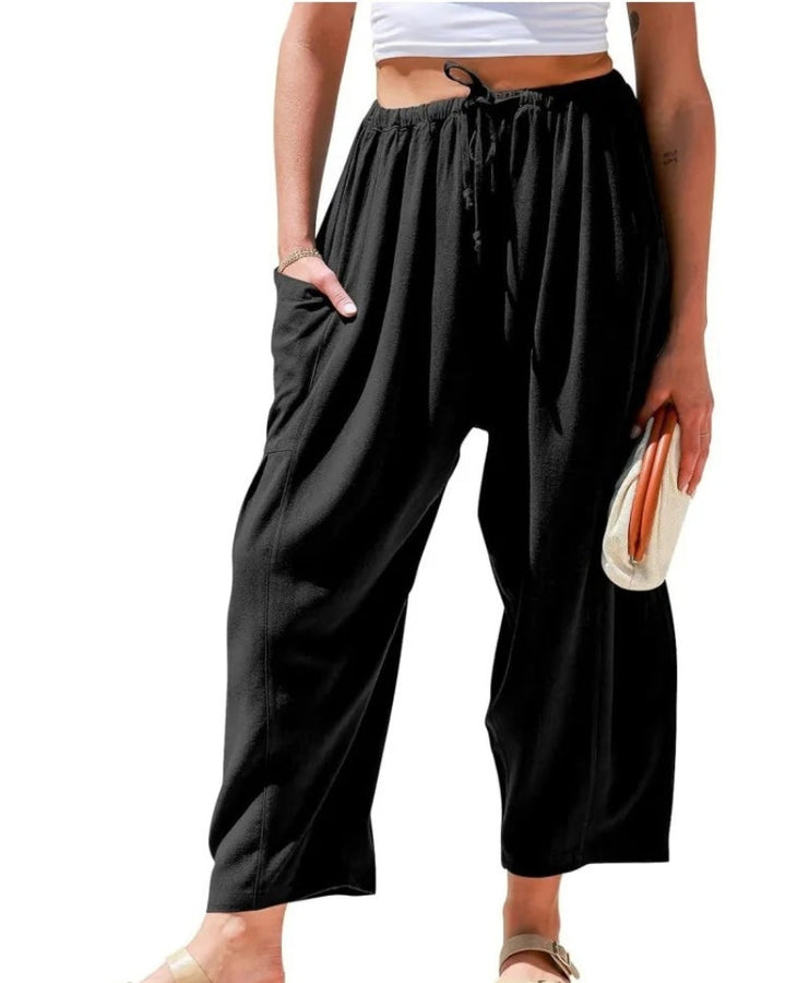 Sabrina™ - Wide Linen Trousers
