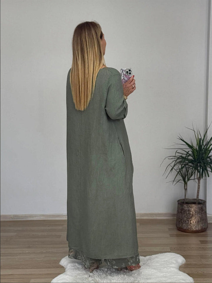 Regina™ – Elegant Casual Cotton and Linen Set