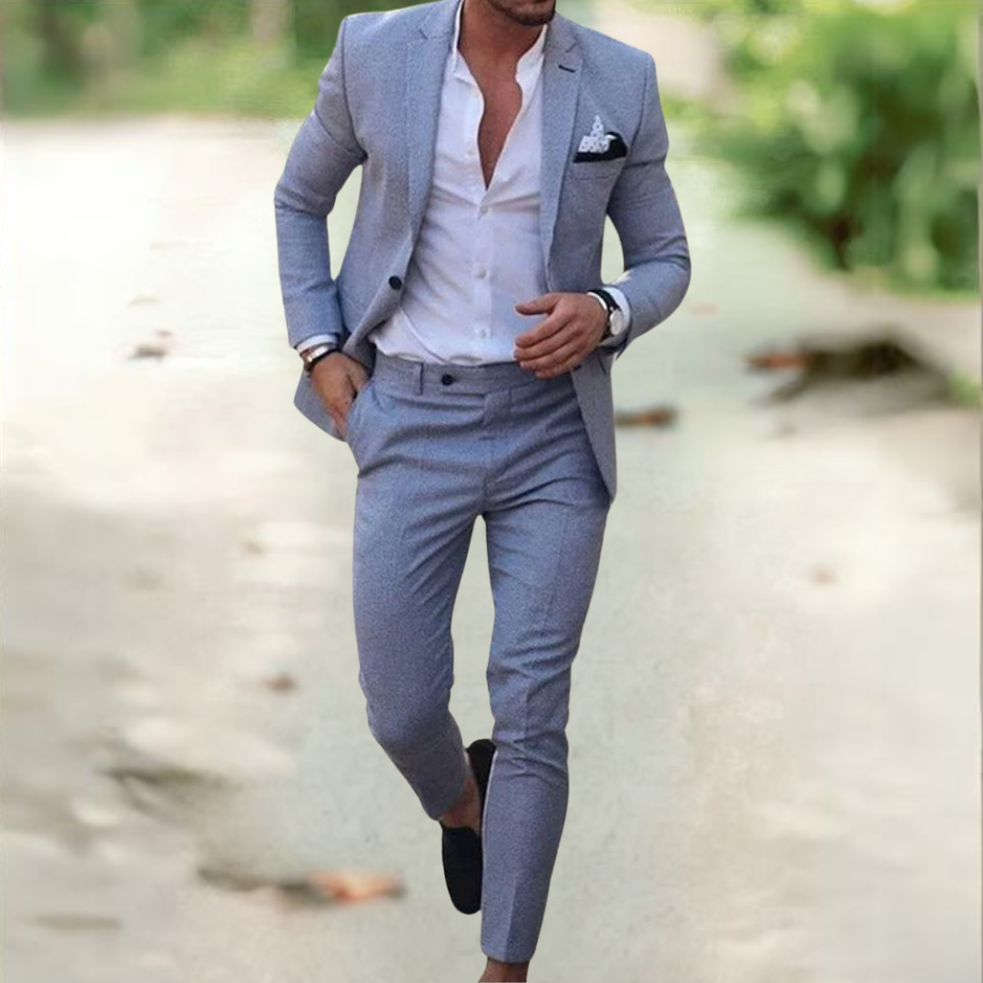 Henry - Elegant Men's Suit (Blazer + Trousers)