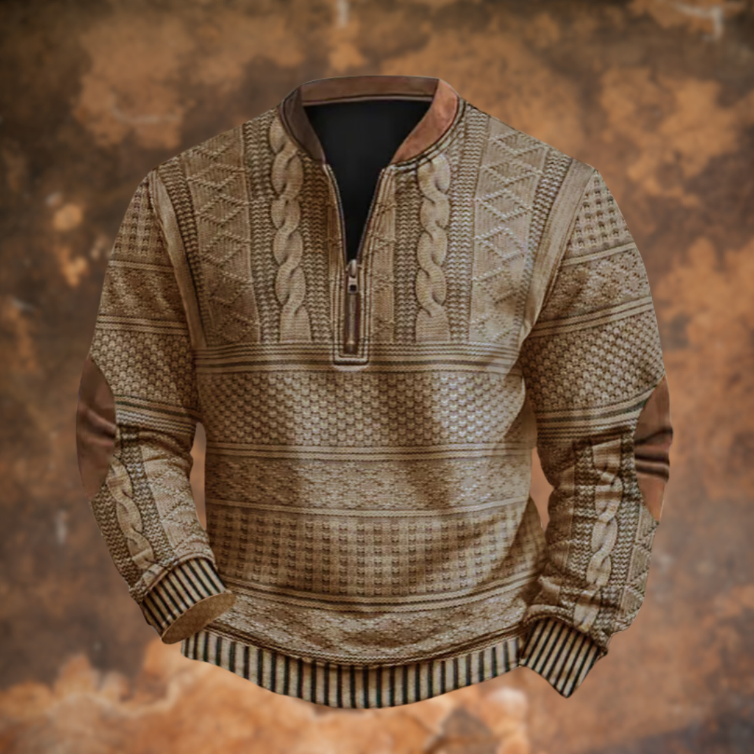 Ford™ - Textured Half-Zip Jumper