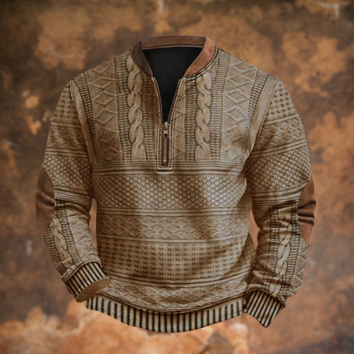 Ford™ - Textured Half-Zip Jumper