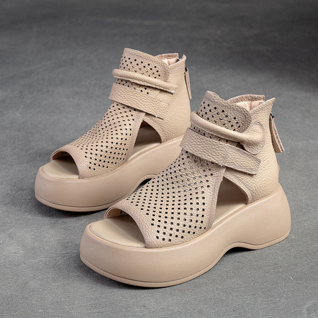 Federica™ - Timeless Leather Orthopaedic Sandals