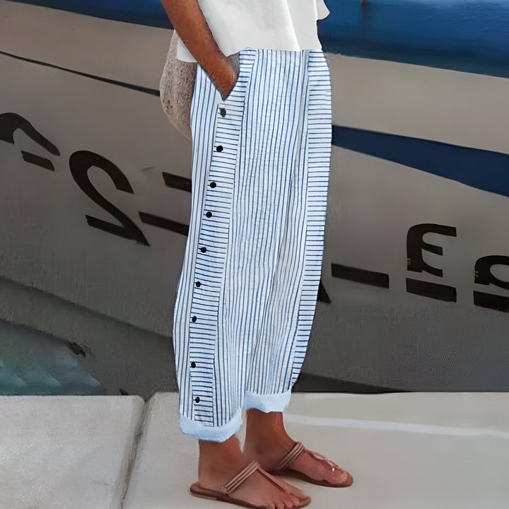 Sara™ - Comfortable Linen Trousers