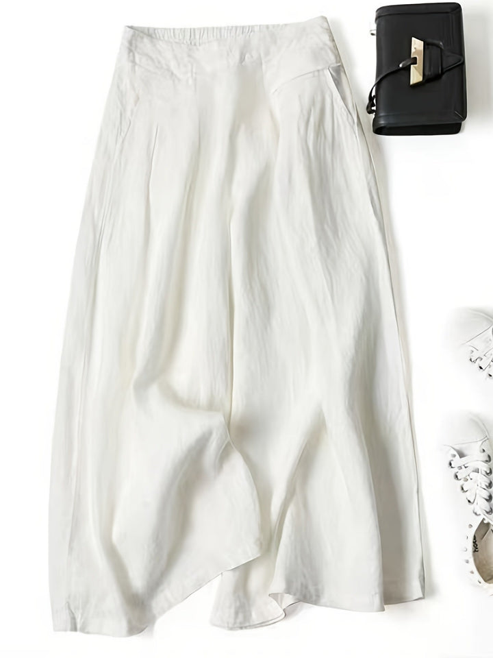Bella™ - Comfortable Capri Trousers with Wide Legs