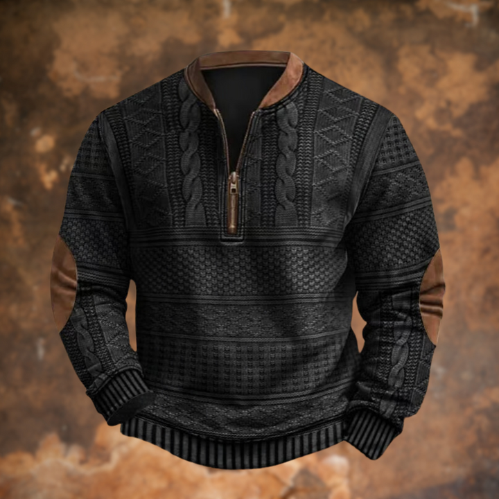 Ford™ - Textured Half-Zip Jumper