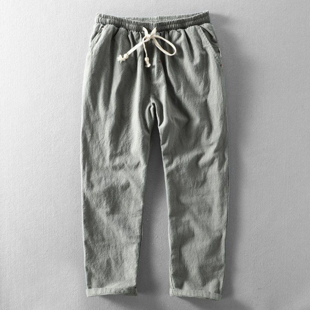 GILES | COMFORTABLE LINEN TROUSERS
