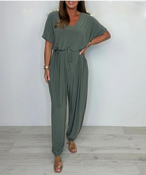 Cora™ - V-Neck Strappy Jumpsuit