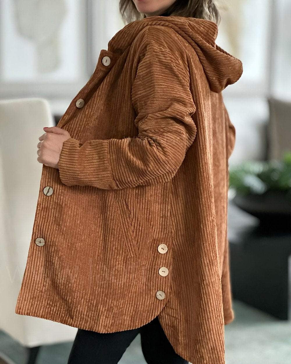 Cordia™ - Comfortable Cord Jacket with Hood