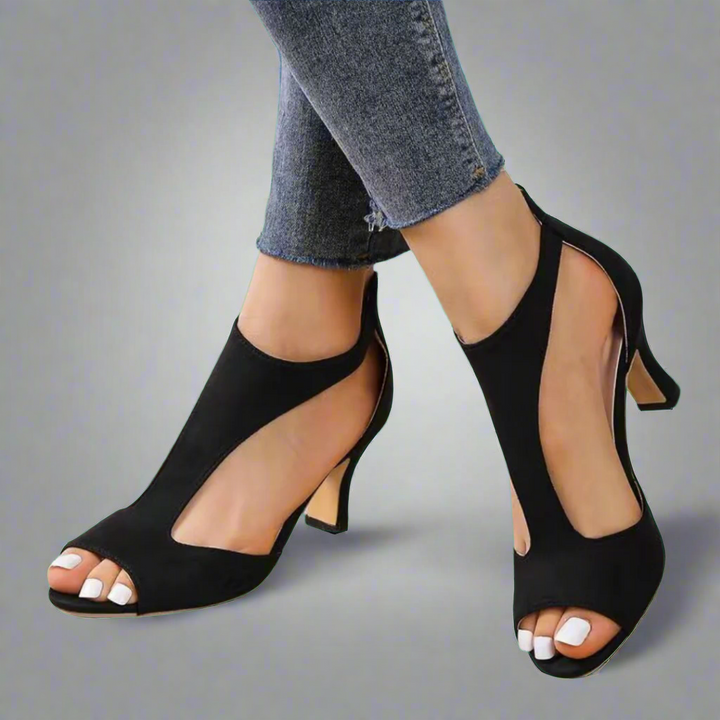 Heidrun | Elegant Comfortable Shoes with Heel