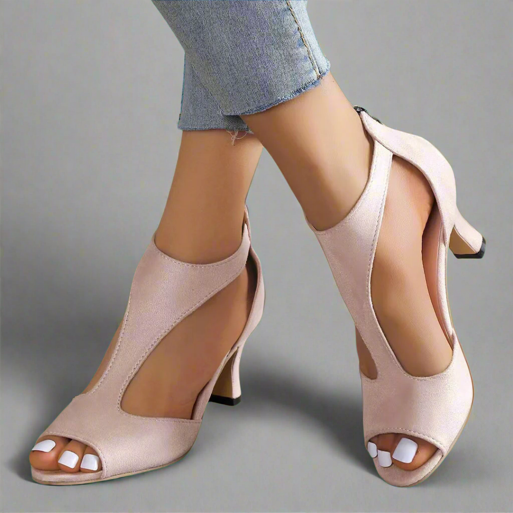 Heidrun | Elegant Comfortable Shoes with Heel