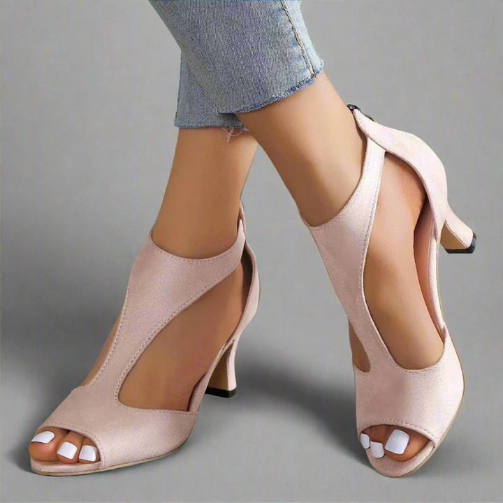 Heidrun | Elegant Comfortable Shoes with Heel