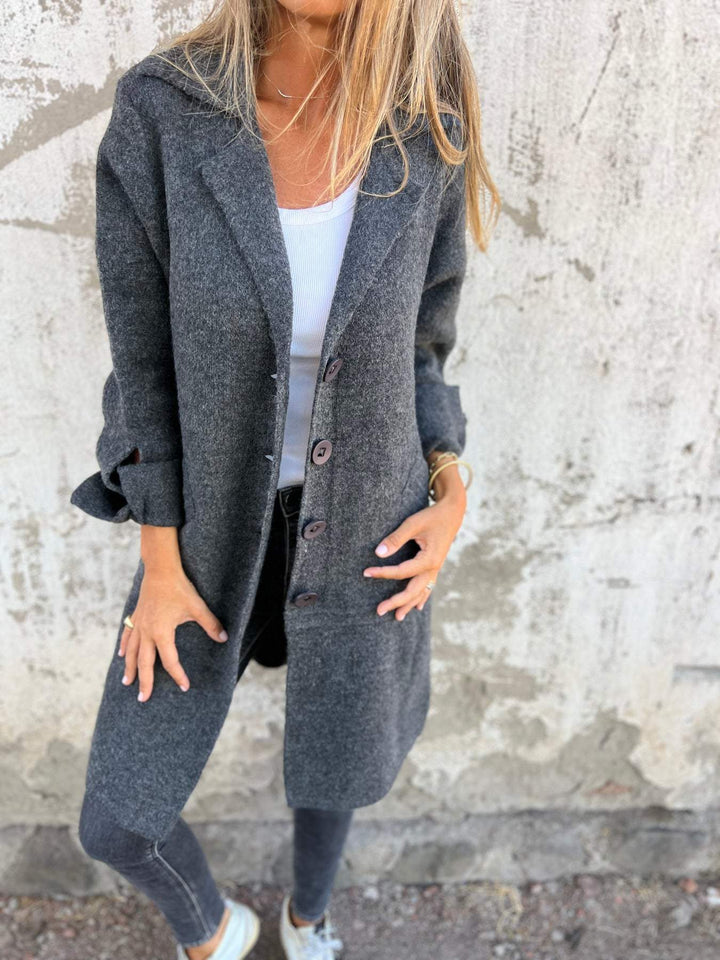 Isabella™ - Casual Long Coat with Lapels