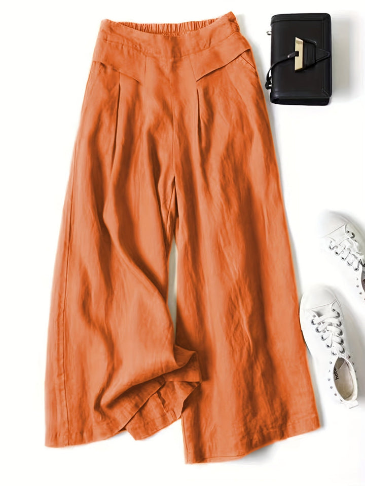 Bella™ - Comfortable Capri Trousers with Wide Legs