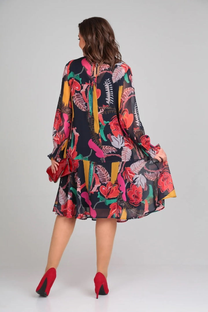 Andrea™ - Stylish Floral Dress