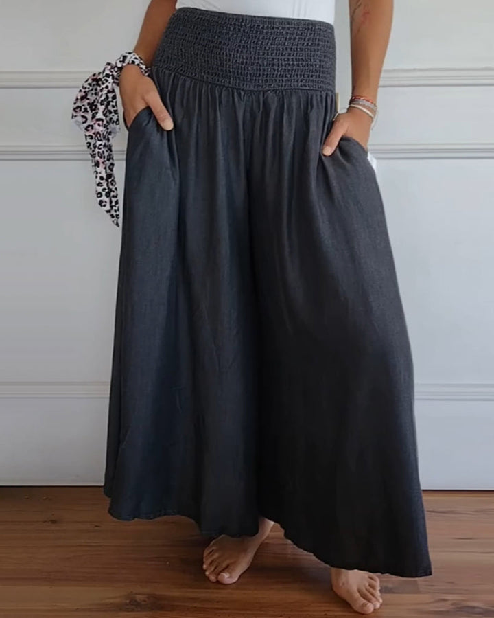 Sophia - Trousers with Elasticated Waist