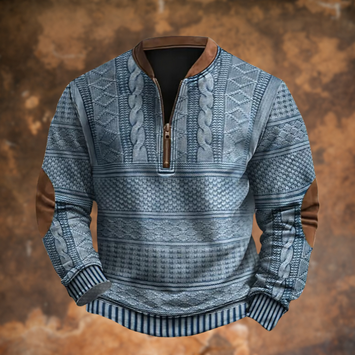 Ford™ - Textured Half-Zip Jumper
