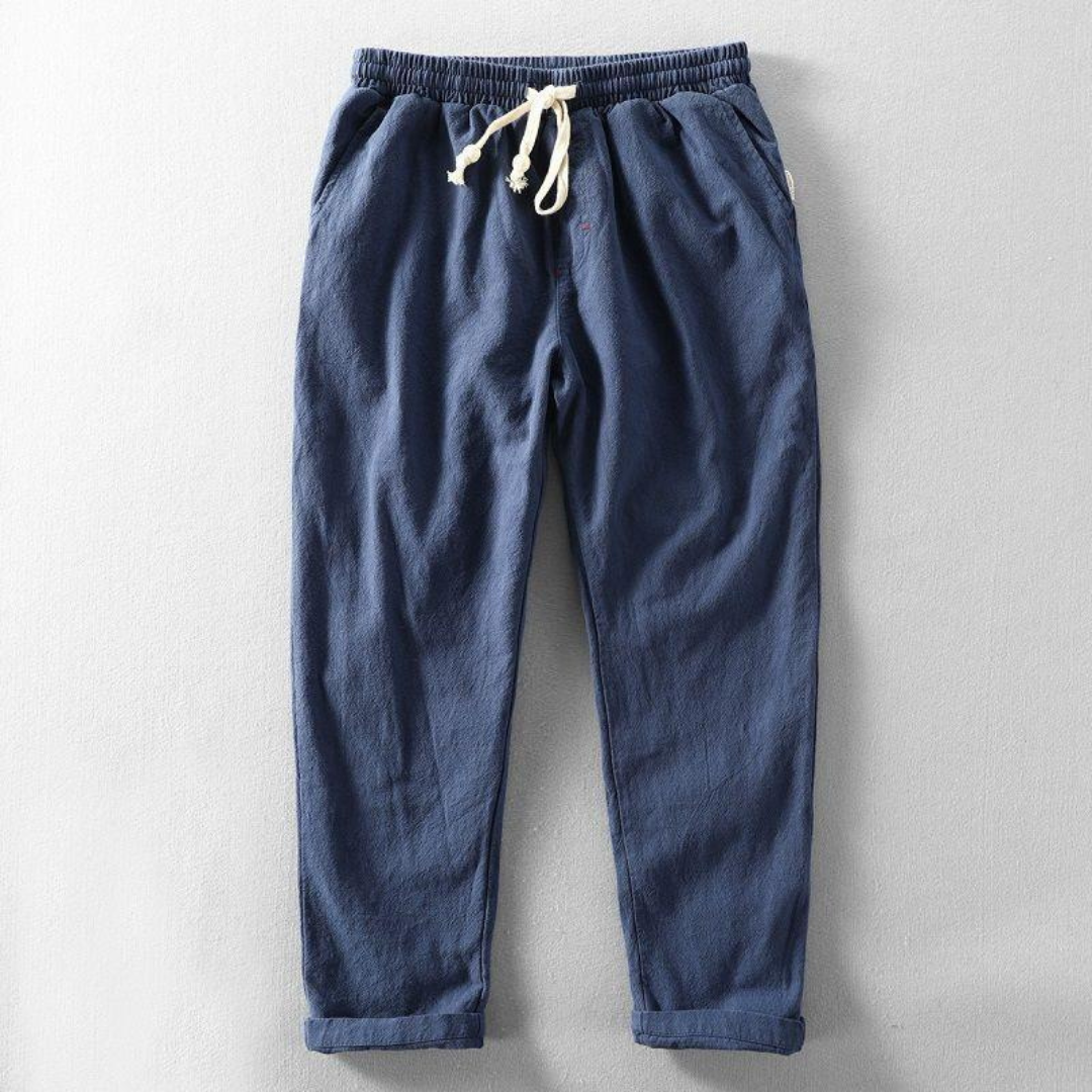 GILES | COMFORTABLE LINEN TROUSERS
