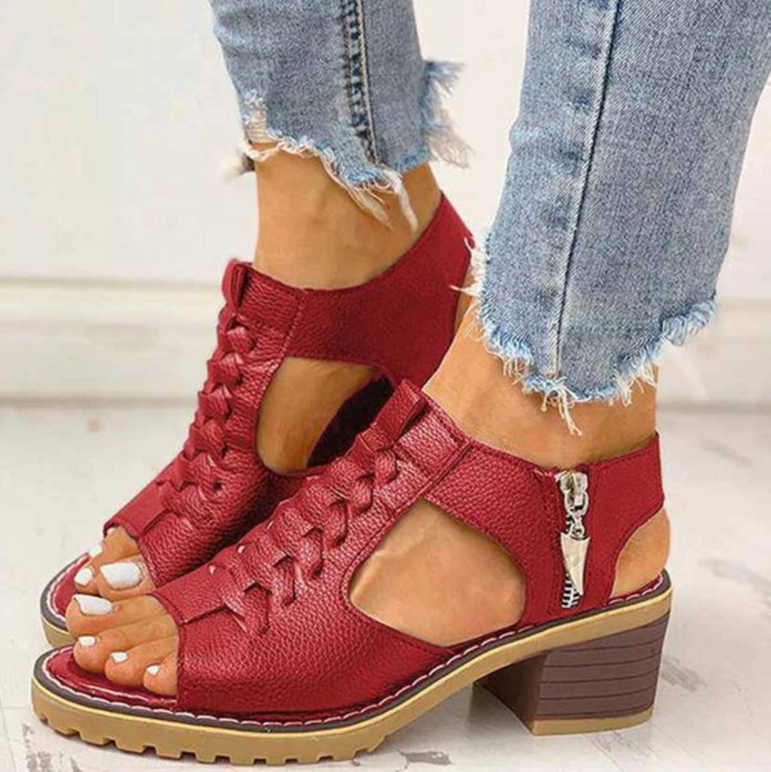 Steffie™ - Orthopaedic Women's Sandals with Block Heel