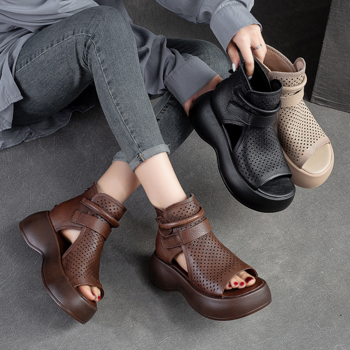Federica™ - Timeless Leather Orthopaedic Sandals