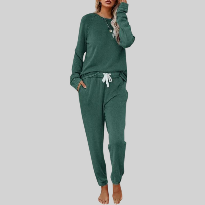 Josie™ - Casual Long Sleeve and Sweatpants Set