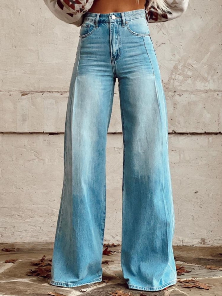EDITH CASUAL WIDE-LEG TROUSERS