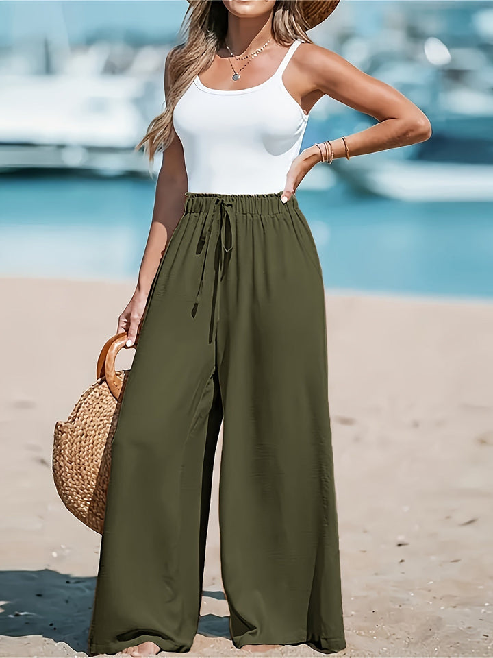 Avery™ - Breathable High-Waisted Wide Leg Trousers