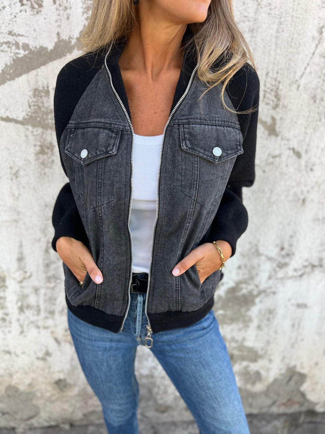 Madison™ – Casual Cotton Zip Jacket
