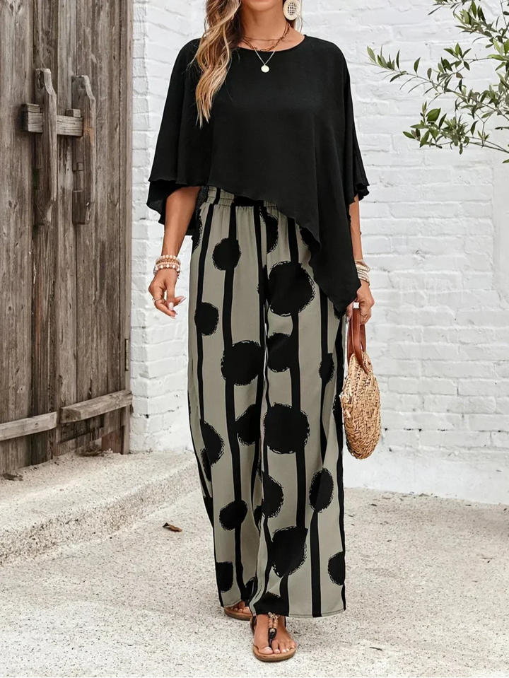 Kalliope™ - Comfortable Two-Piece Set with Elastic Waistband