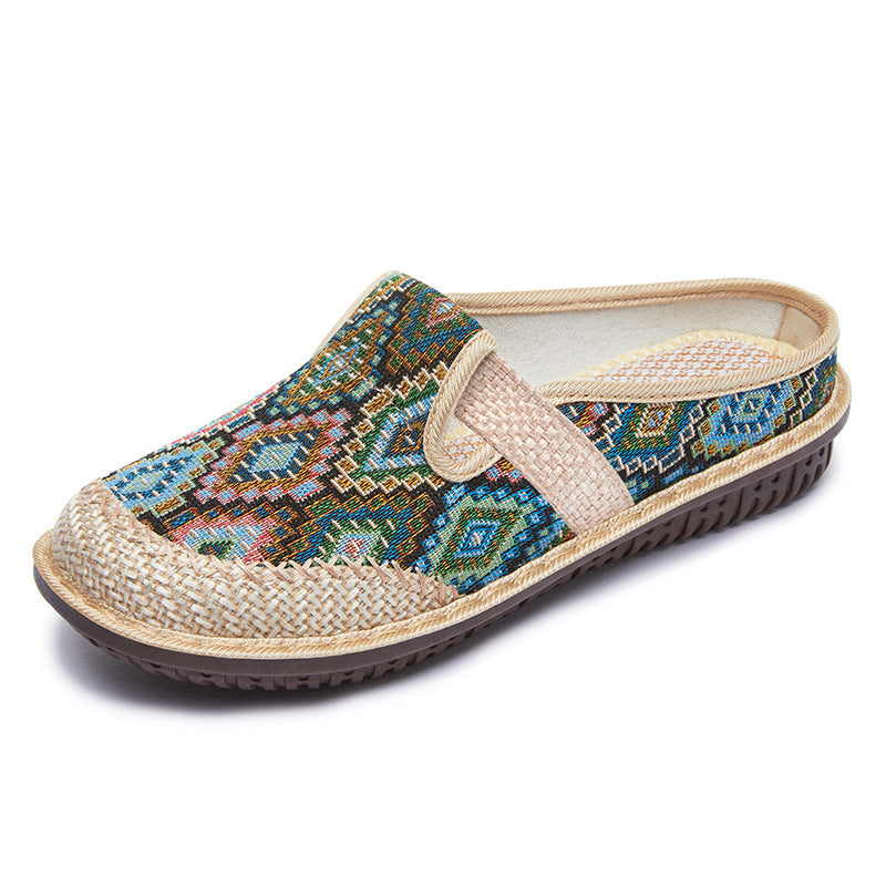 Rosie™ - Orthopaedic Sandals made from Embroidered Linen