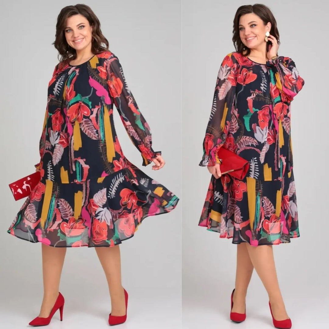 Andrea™ - Stylish Floral Dress